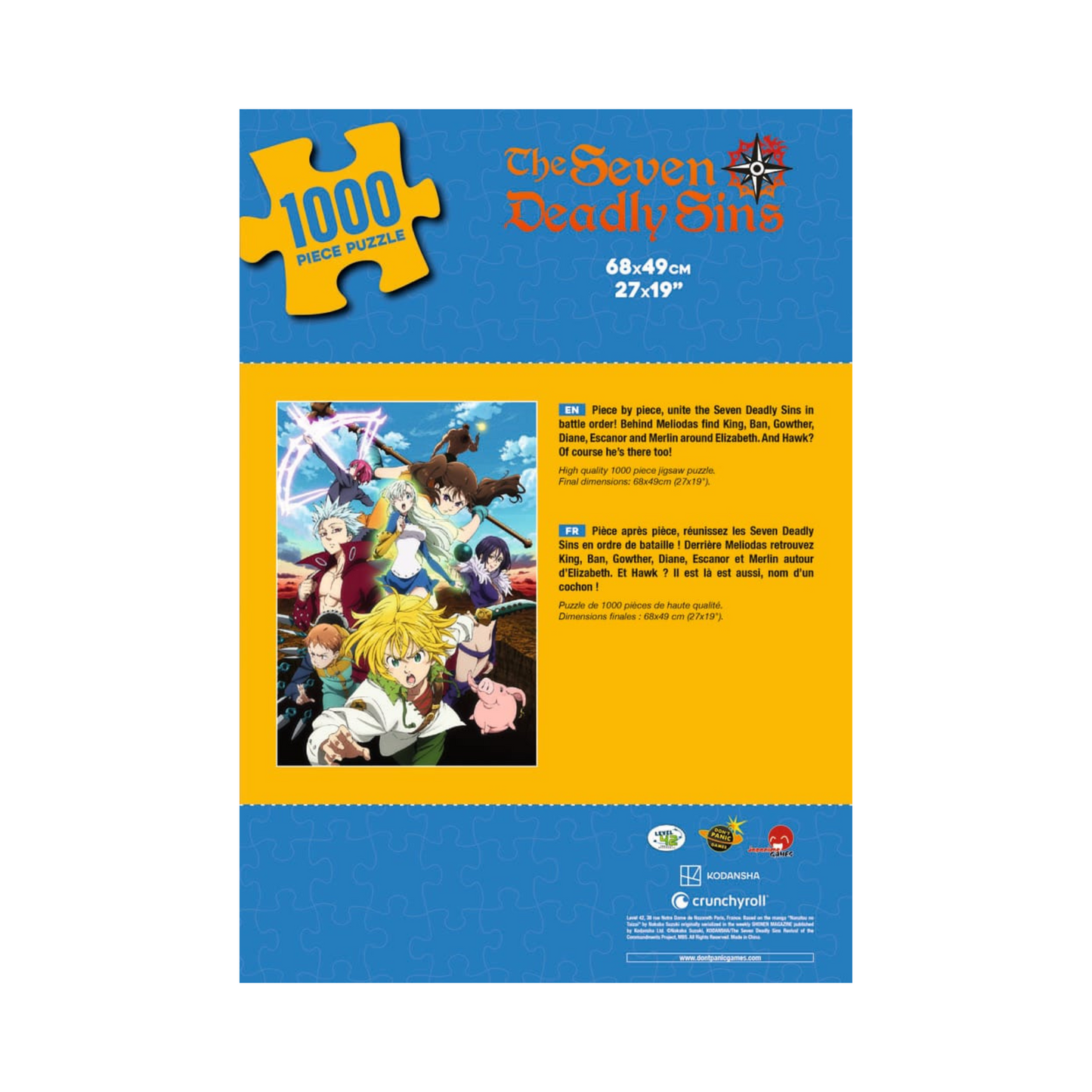 Seven Deadly Sins Puzzle Characters (1000 pieces)