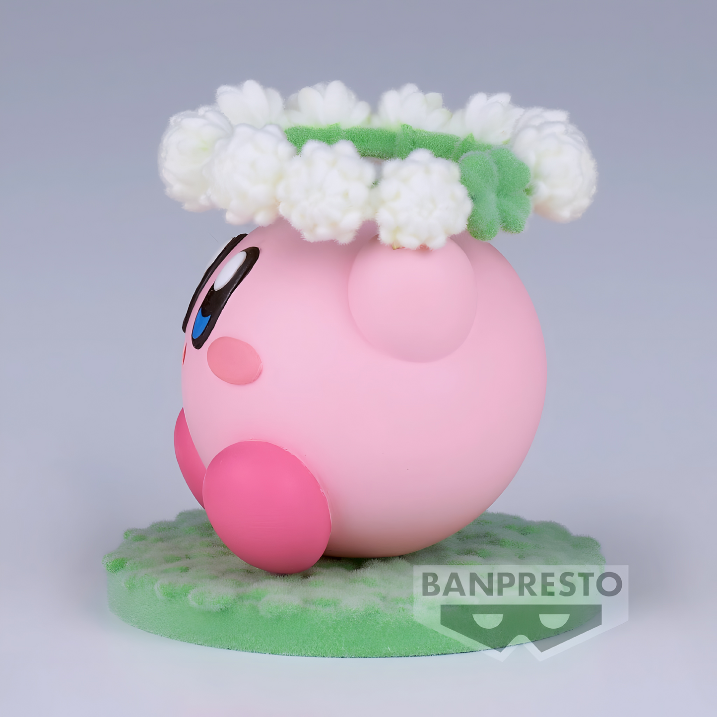 Banpresto: Kirby - Fluffy Puffy Mine Figure (Play in the Flower Ver. B) – 4 cm Flocked Edition