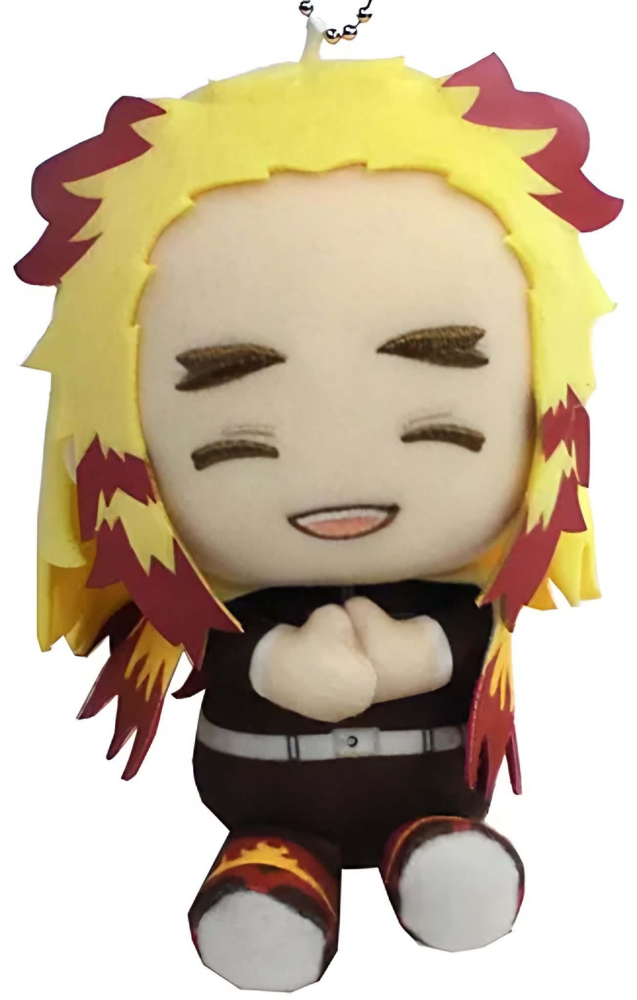 Kyojuro Rengoku Plush Keychain – Demon Slayer Mini Mascot 10cm