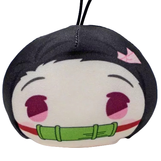 Nezuko Kamado Omanjuu Niginigi Strap – Demon Slayer Squish Plush Ball