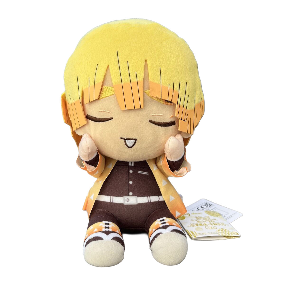 Zenitsu Agatsuma Plush – Demon Slayer Official 8" Sitting Doll