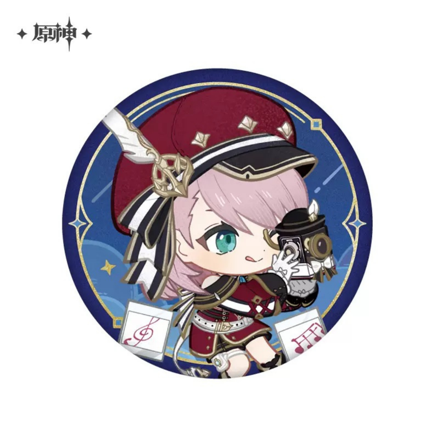 Genshin Impact Character Chibi Series Can Badge – Charlotte