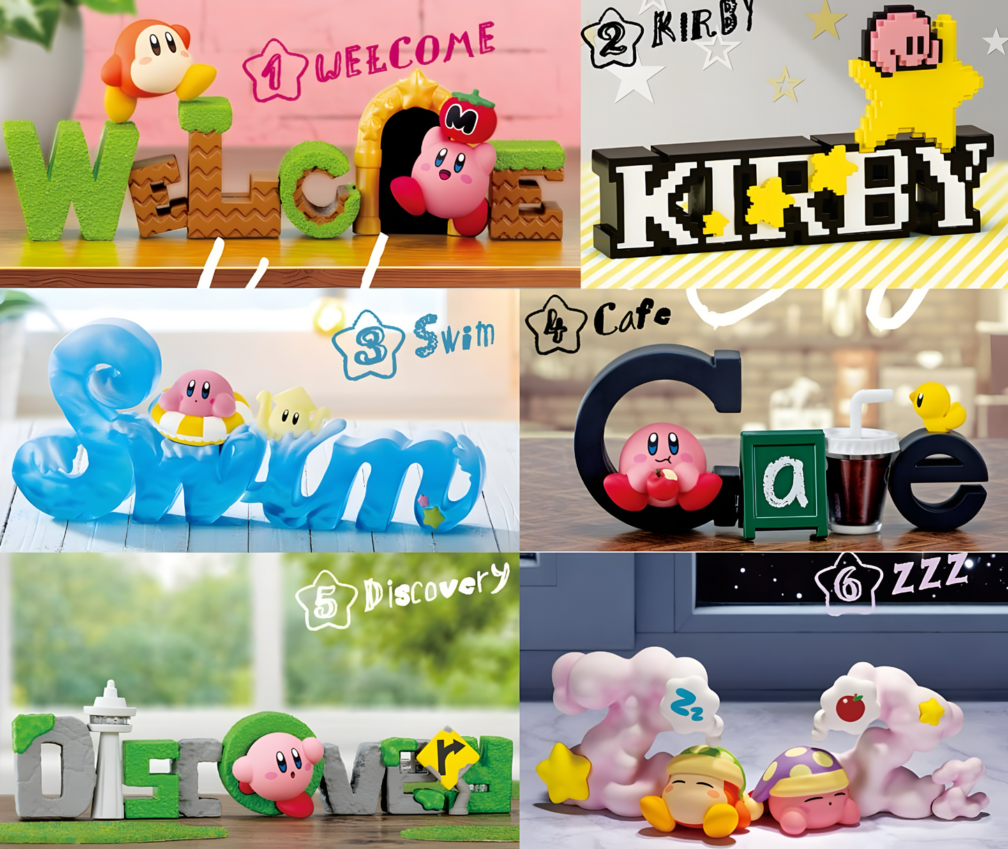 Kirby & Words Kirby Collection – Re-Ment Blind Box Figure
