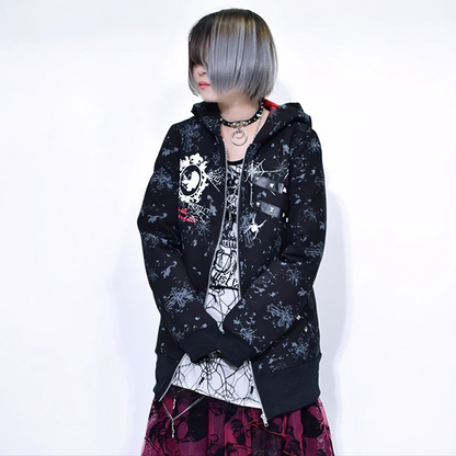 ACDC RAG Punk & Cute Cat Ears Hoodie