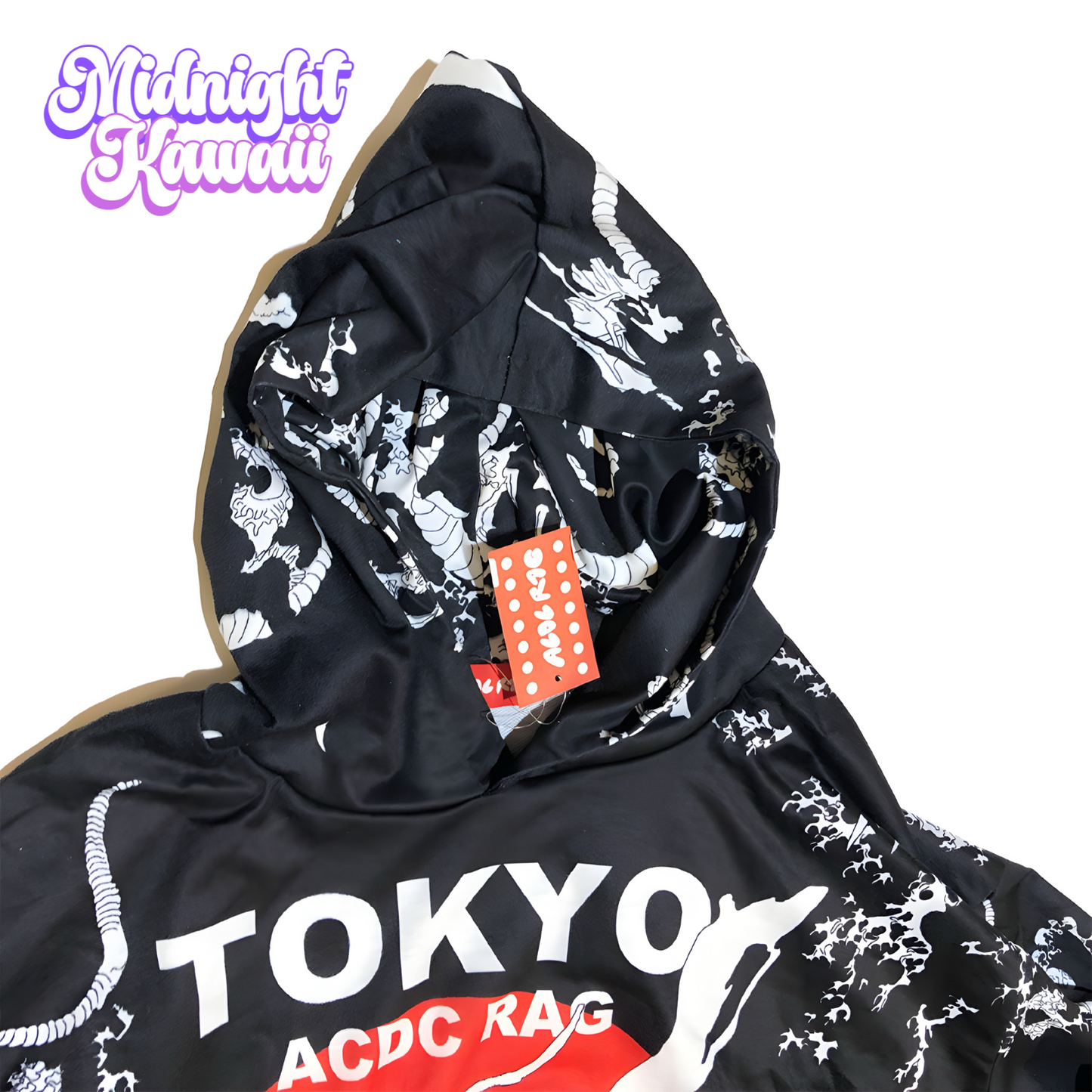 ACDC RAG Tokyo Dragon Hoodie – Black x Red