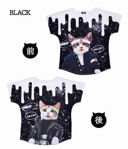 ACDC RAG Nameneko Melty Pattern T-Shirt