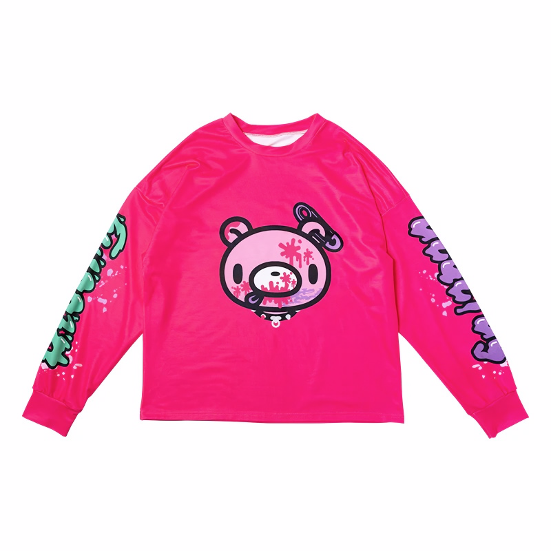 ACDC RAG  Gloomy Long Sleeve T-shirt Bright Pink