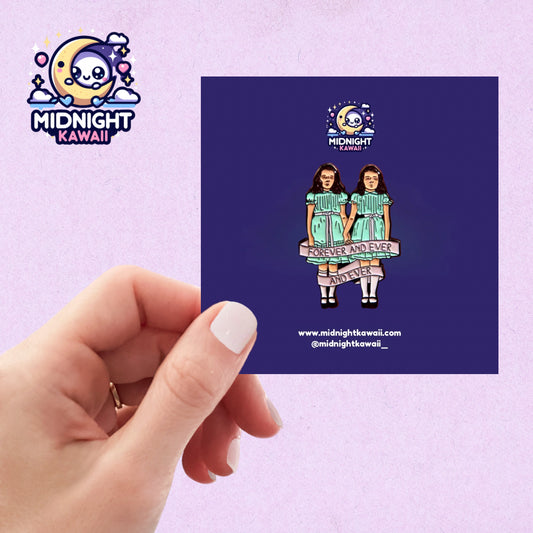 The Shining Twin Sisters Enamel Pin