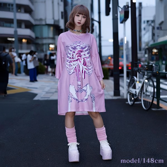 ACDC RAG Lollipop Oversized T-Shirt Pink