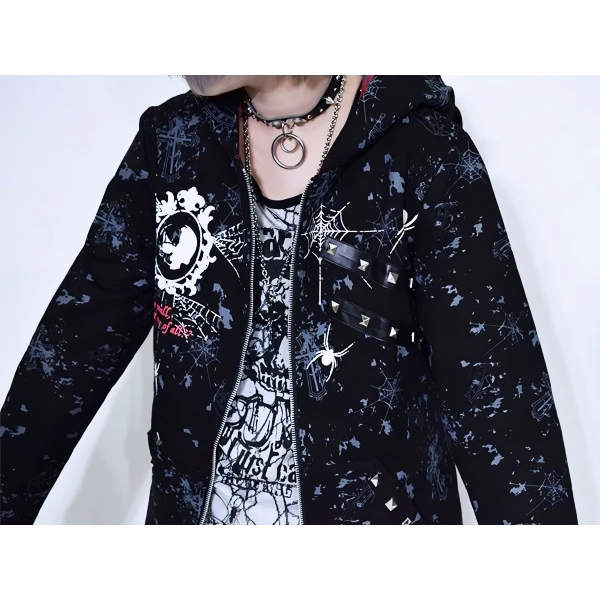 ACDC RAG Punk & Cute Cat Ears Hoodie