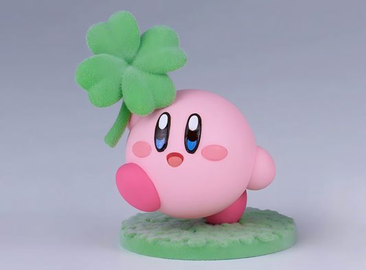 Banpresto Kirby - Fluffy Puffy Figurine (4 cm) – Lucky Clover Edition
