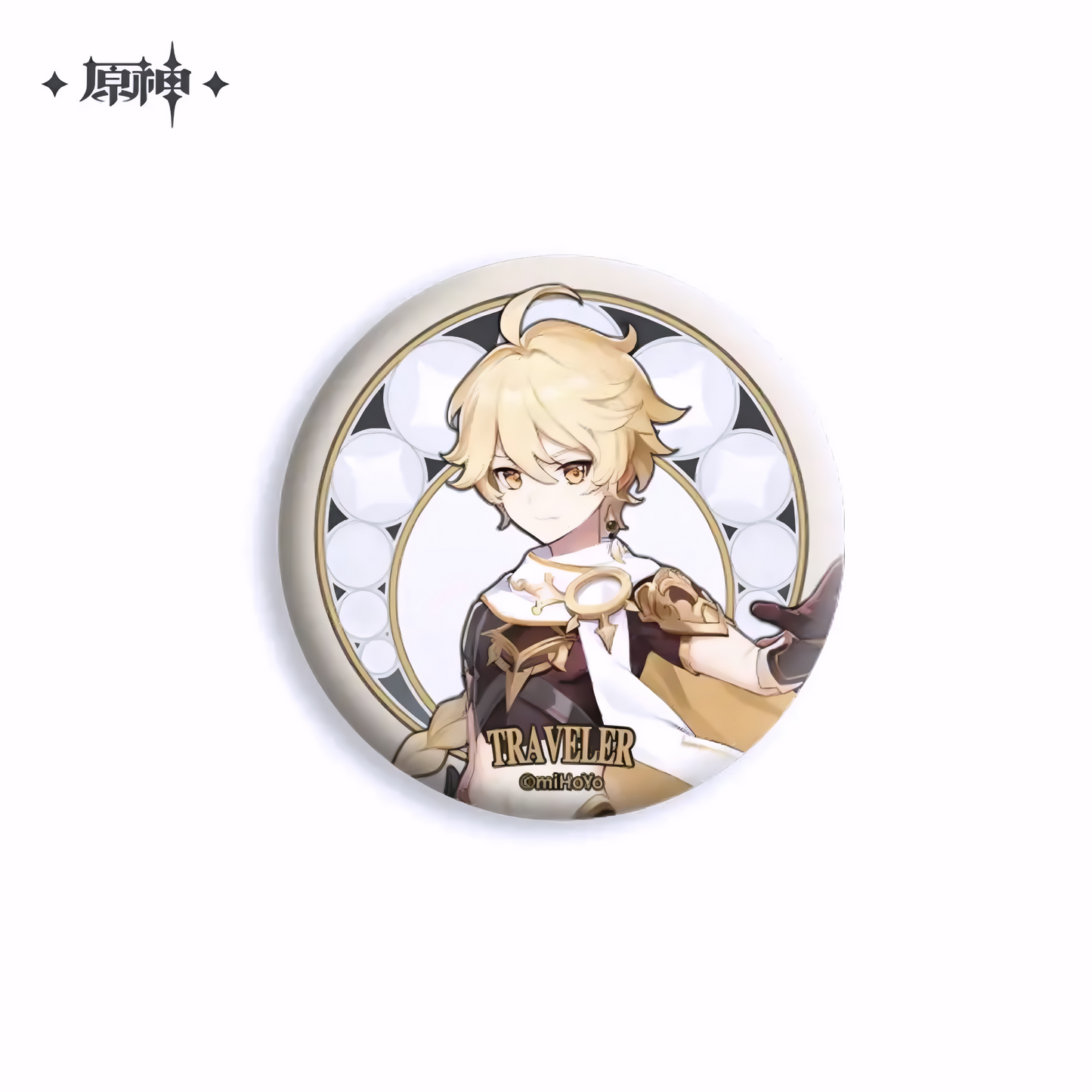 Genshin Impact Character Series Can Badge – Traveler (Aether)