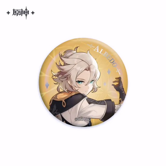 Genshin Impact Character Illustration Series Can Badge – Albedo
