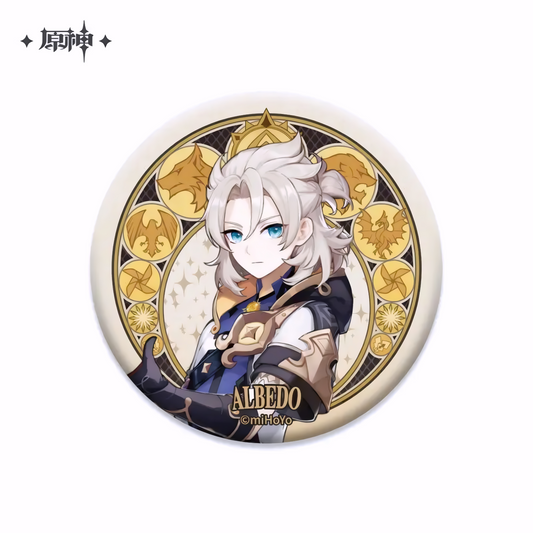 Genshin Impact Character Series Can Badge – Albedo