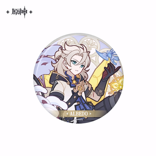 Genshin Impact Theme Series Character Can Badge – Albedo