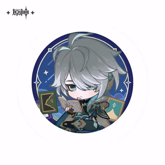 Genshin Impact Chibi Character Series Can Badge – Alhaitham