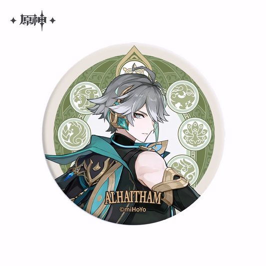 Genshin Impact Character Series Can Badge – Alhaitham