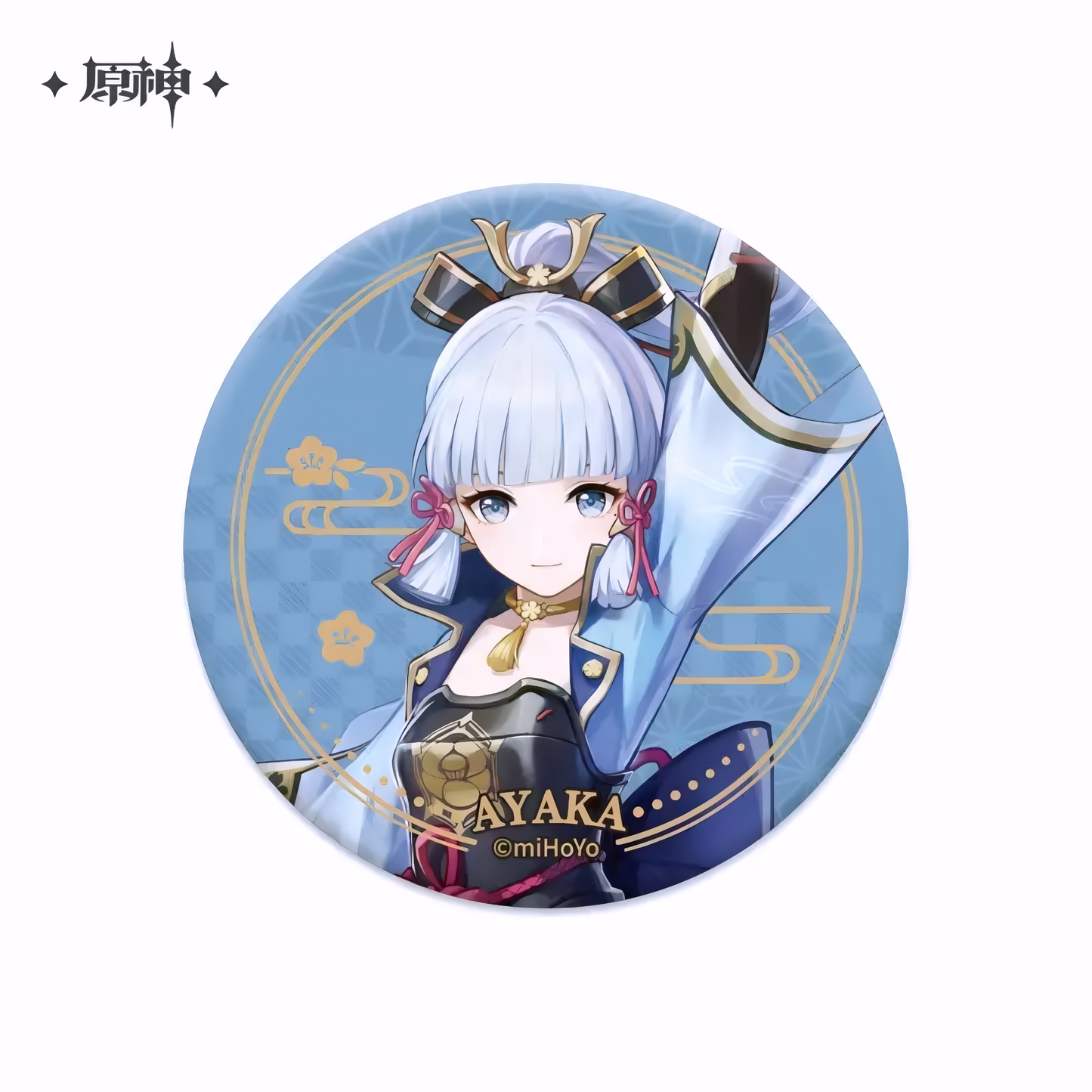 Genshin Impact Character Series Can Badge – Kamisato Ayaka