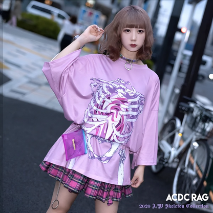 ACDC RAG Lollipop Oversized T-Shirt Pink
