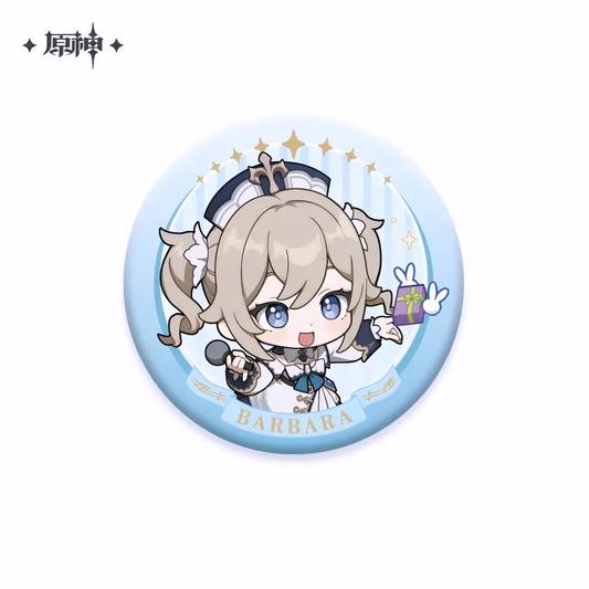 Genshin Impact Barbara Chibi Series Can Badge