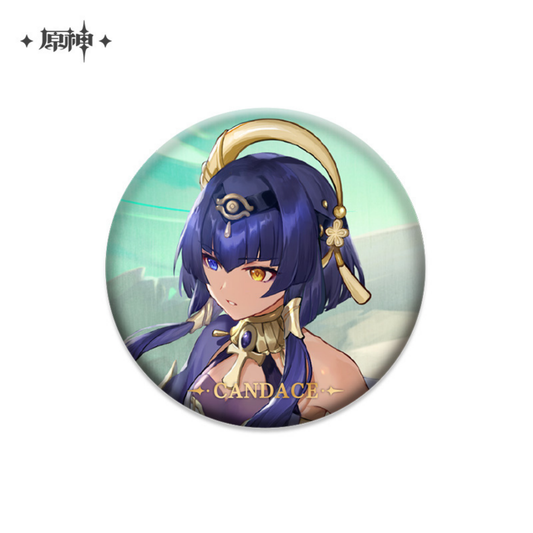 Genshin Impact Character Illustration Series Can Badge – Candace