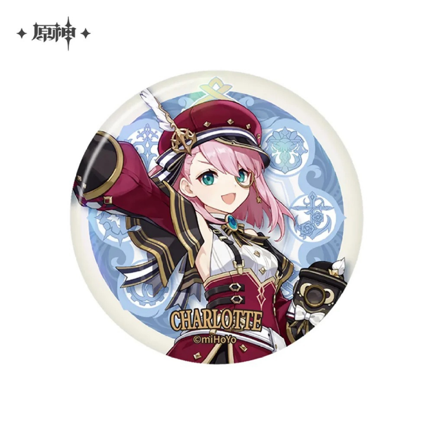 Genshin Impact Character Illustration Series Can Badge – Charlotte