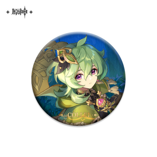 Genshin Impact Collei Character Button Badge – Sumeru Forest Ranger 58mm Pin