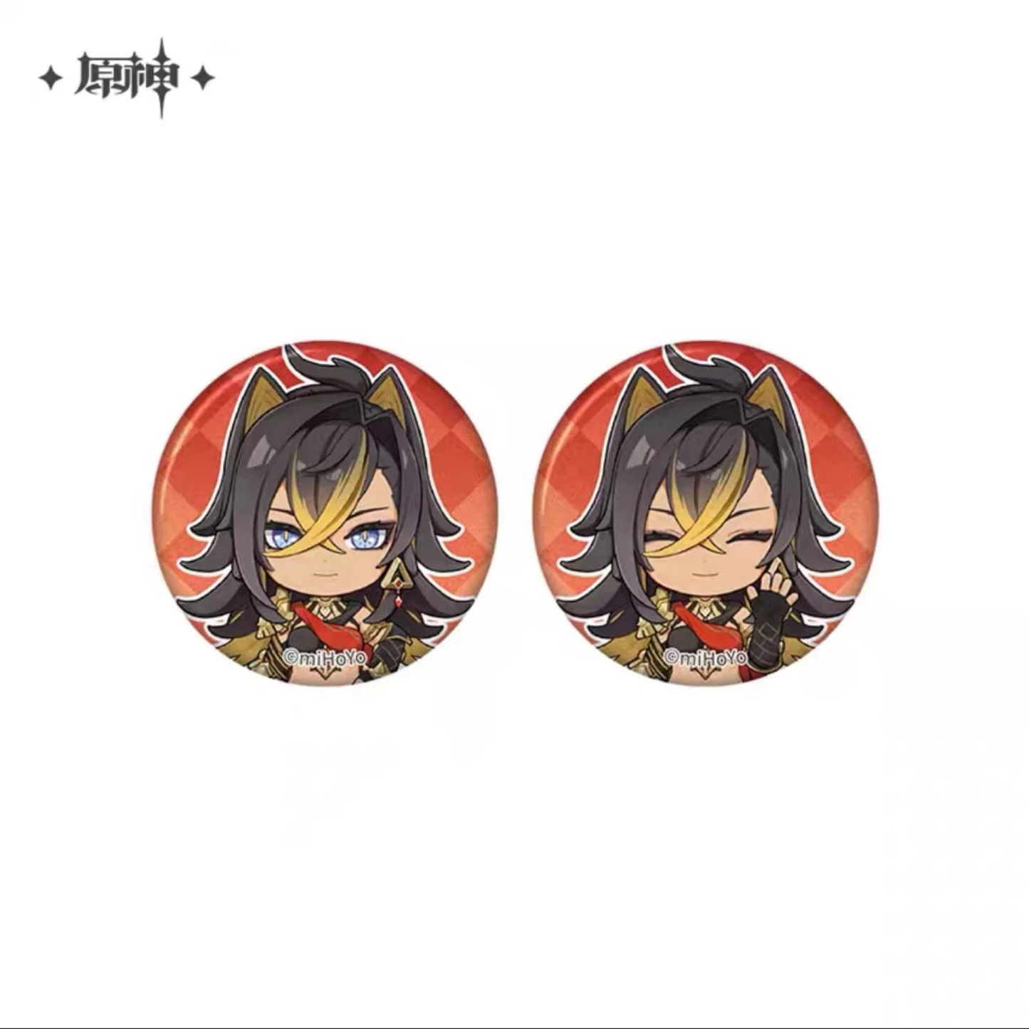 Genshin Impact Official Merchandise – Dehya Chibi Mini Badge Set (2 Types)