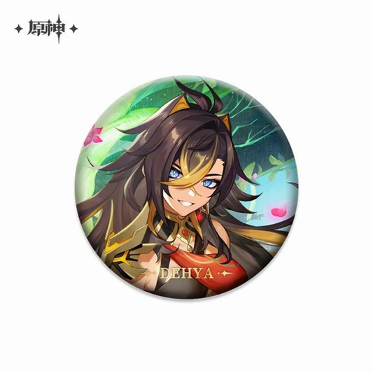 Genshin Impact Official Merchandise – Dehya Character Illustration Series Round Badge