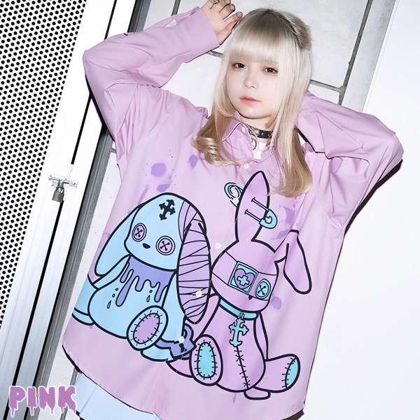 ACDC RAG Bunny Dolls Oversized Shirt Pink