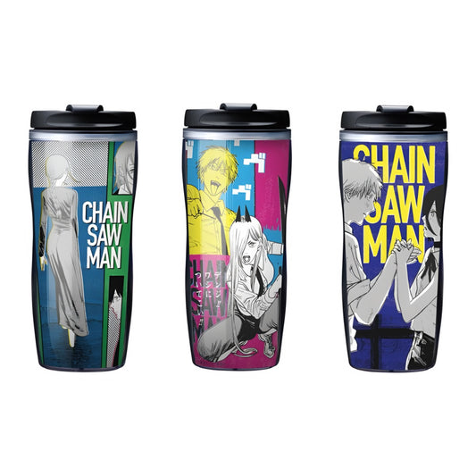 Chainsaw Man Insulated Tumbler – Official Anime Drinkware with Box