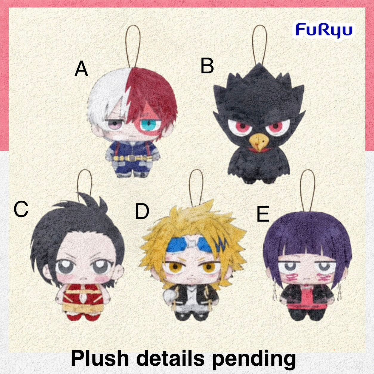 [PRE ORDER] FuRyu My Hero Academia The Movie: You’re Next - Plush Keychain Mascot 8cm