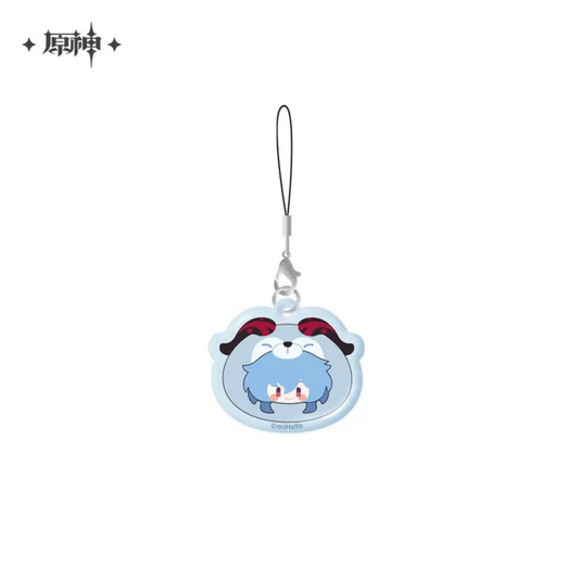 Official Genshin Impact Ganyu Screen Cleaner Charm Strap