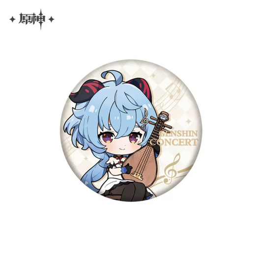 Genshin Impact Ganyu Concert Series 58mm Can Badge Official miHoYo