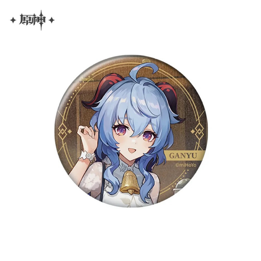 Genshin Impact Ganyu Casual Ver. 58mm Can Badge Official miHoYo