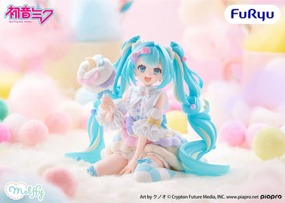 [PRE ORDER] Hatsune Miku Melffy Figure - Hatsune Miku Cotton Candy Theme Ver.