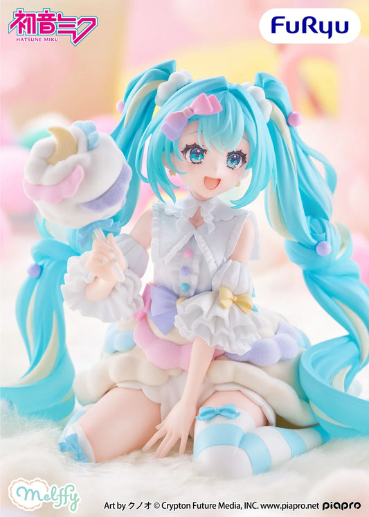 [PRE ORDER] Hatsune Miku Melffy Figure - Hatsune Miku Cotton Candy Theme Ver.