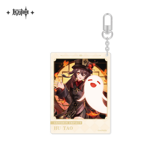 Genshin Impact Hu Tao Acrylic Keychain Official miHoYo