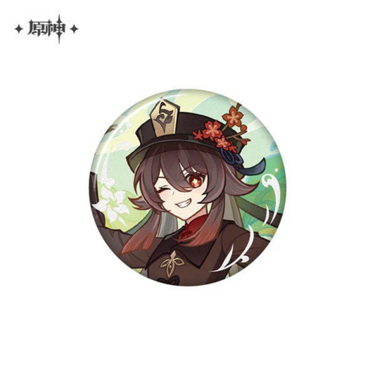 Genshin Impact Hu Tao Official Round Badge 58mm miHoYo