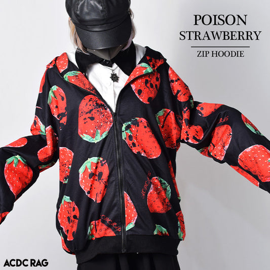 ACDC RAG Poison Strawberry Zip Hoodie