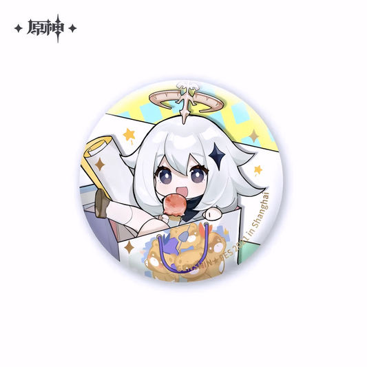 Official Genshin Impact Paimon FES 2021 Shanghai Tin Badge – miHoYo