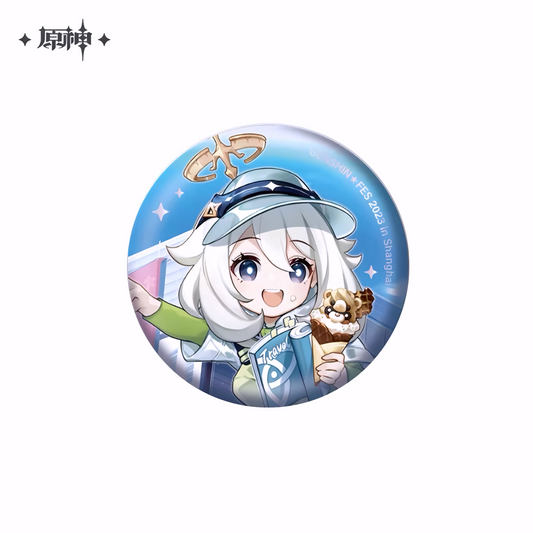 Official Genshin Impact Paimon FES 2023 Shanghai Tin Badge – miHoYo