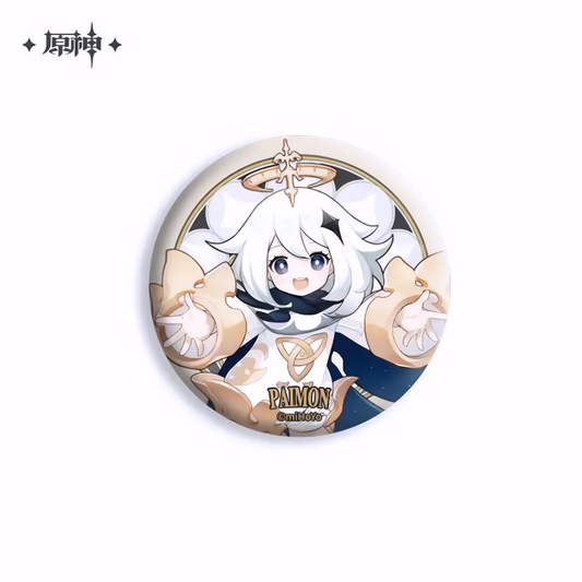 Official Genshin Impact Paimon Traveler Series Tin Badge – miHoYo