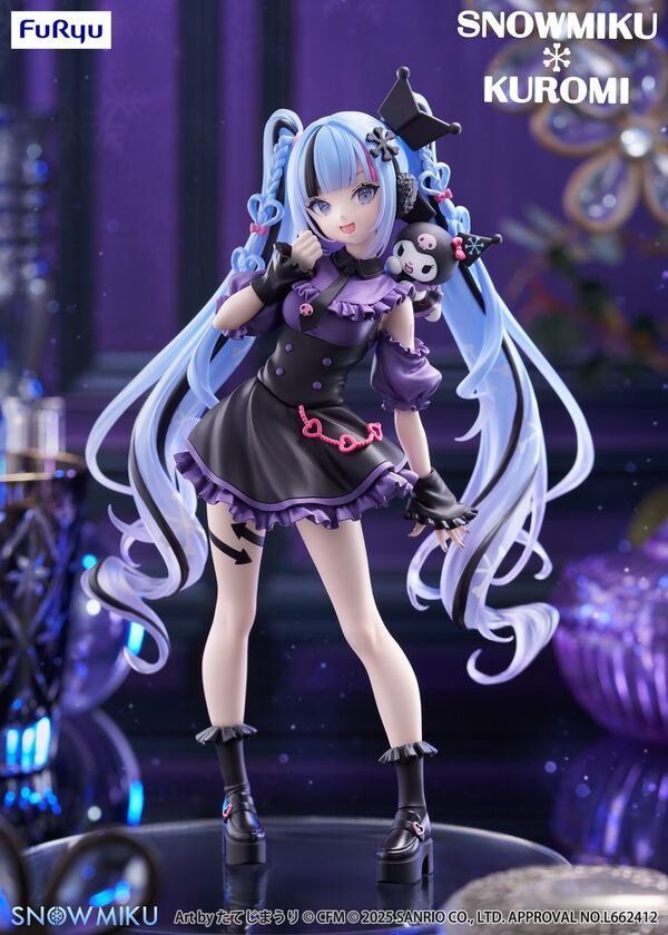 Snow Miku x Kuromi Furyu Figure
